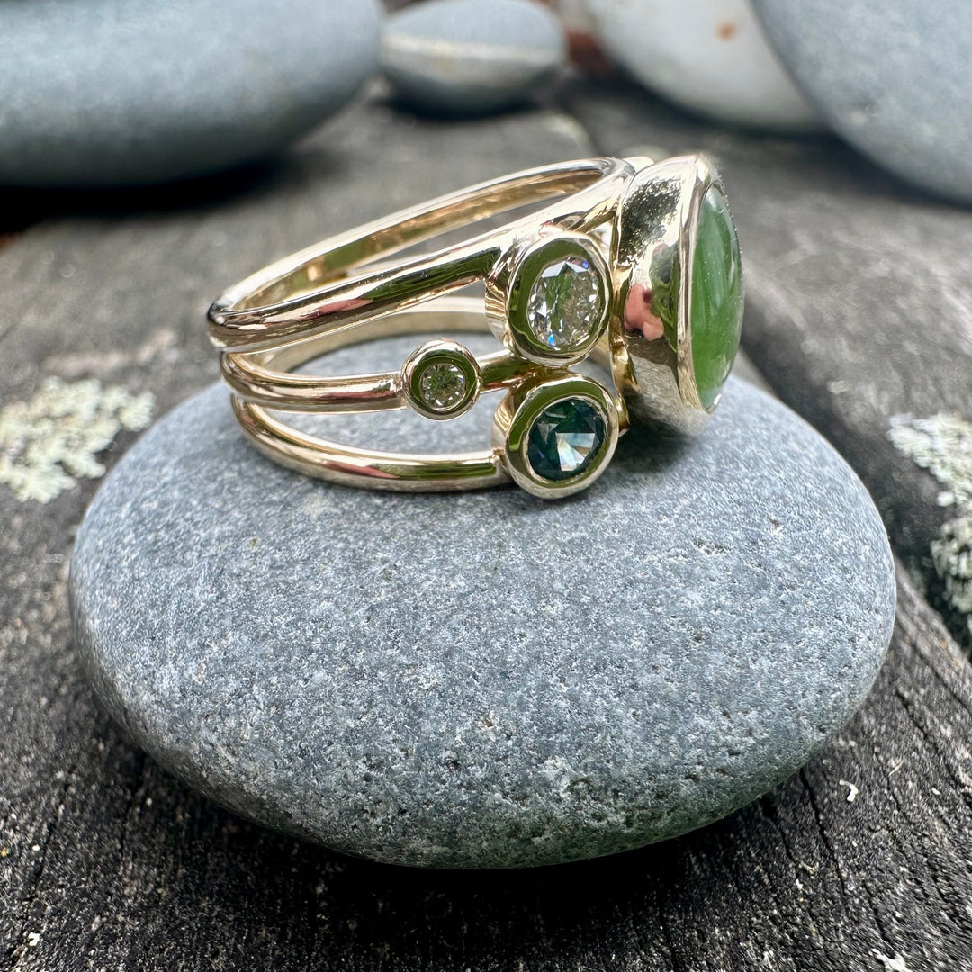 Sky full of stars pounamu ring