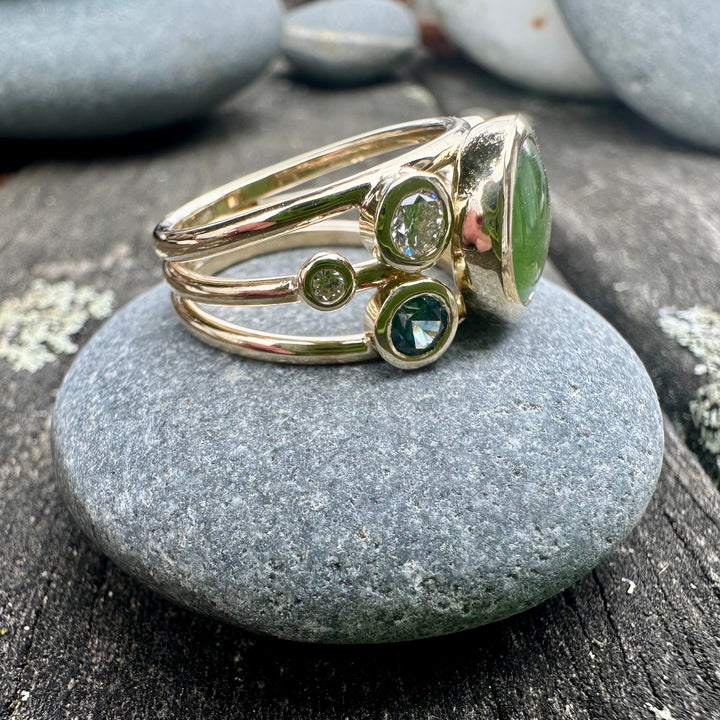 Sky full of stars pounamu ring