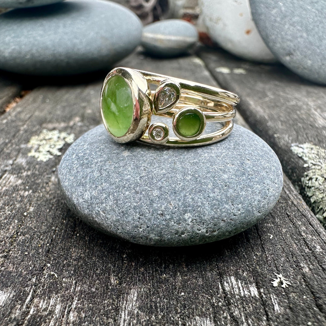 Sky full of stars pounamu ring