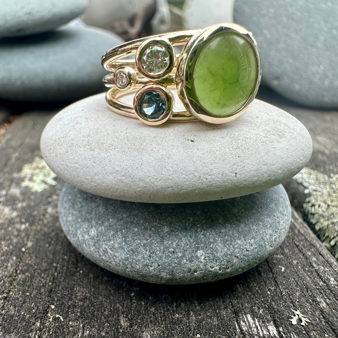 Sky full of stars pounamu ring