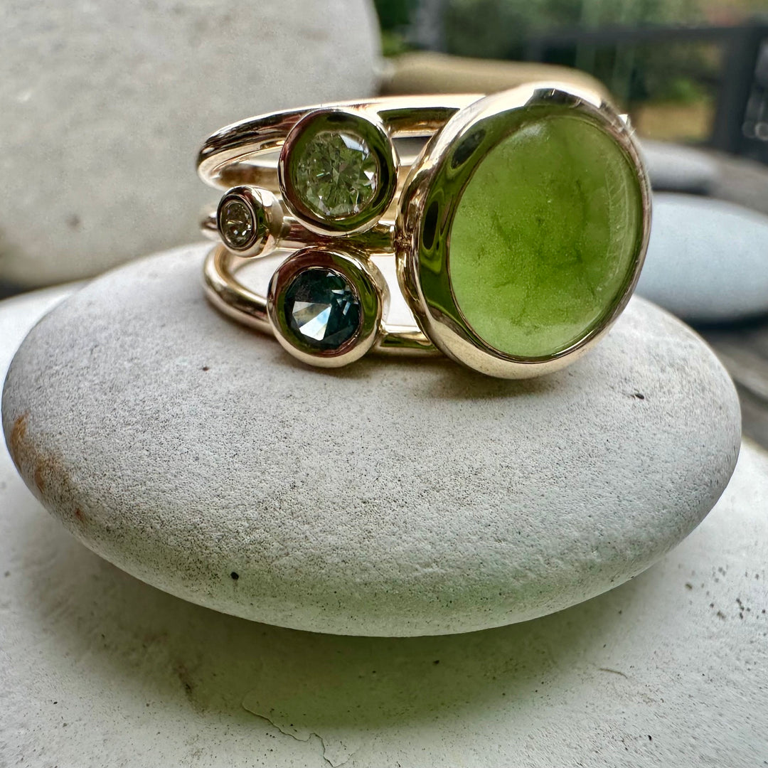 Sky full of stars pounamu ring