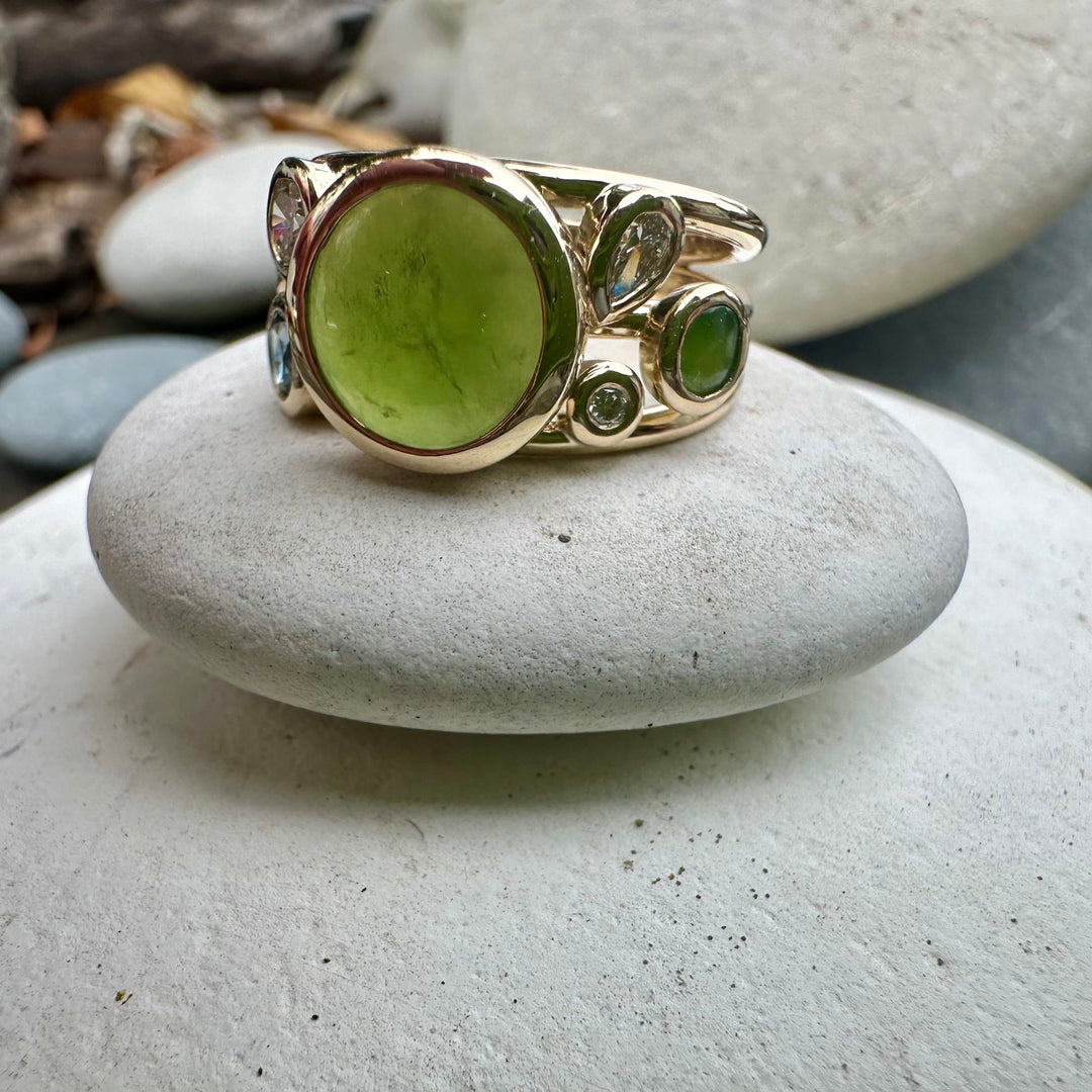 Sky full of stars pounamu ring