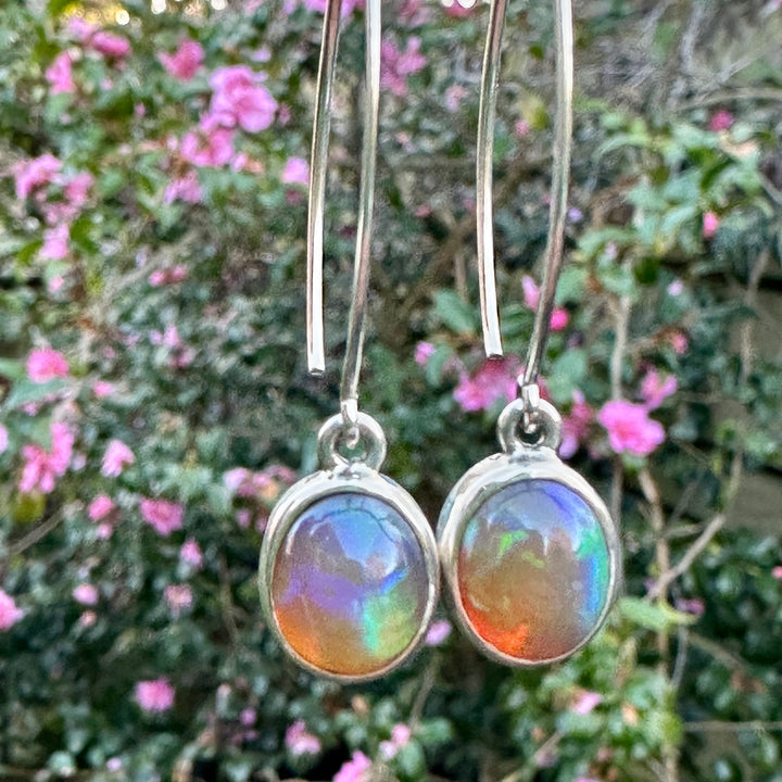 Opal earrings