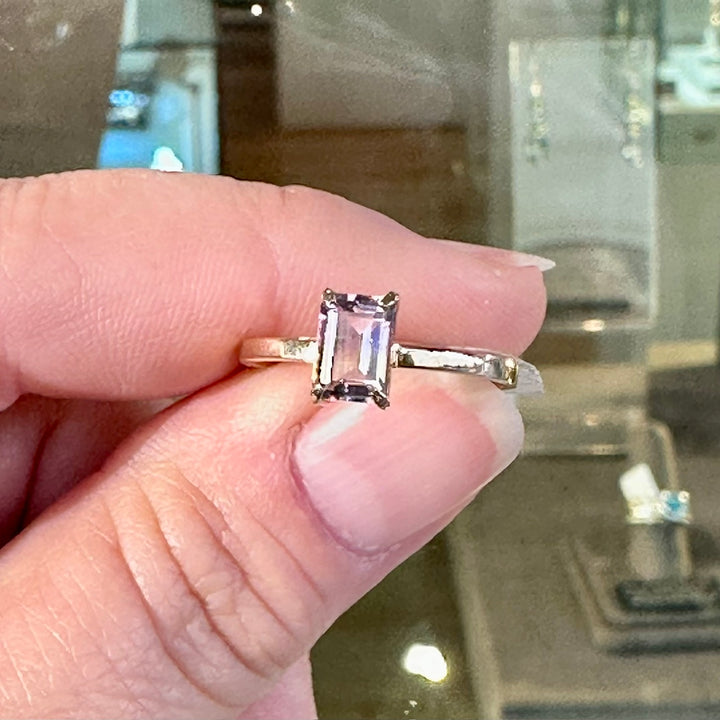 Bolivian ametrine ring