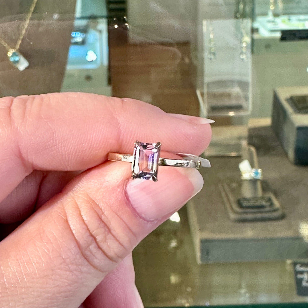 Bolivian ametrine ring