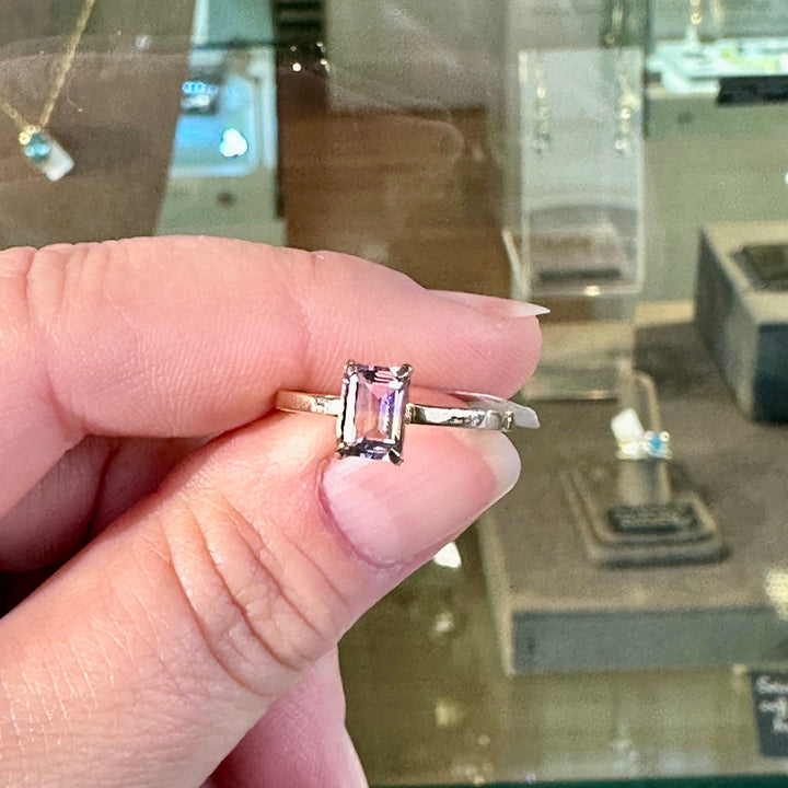 Bolivian ametrine ring
