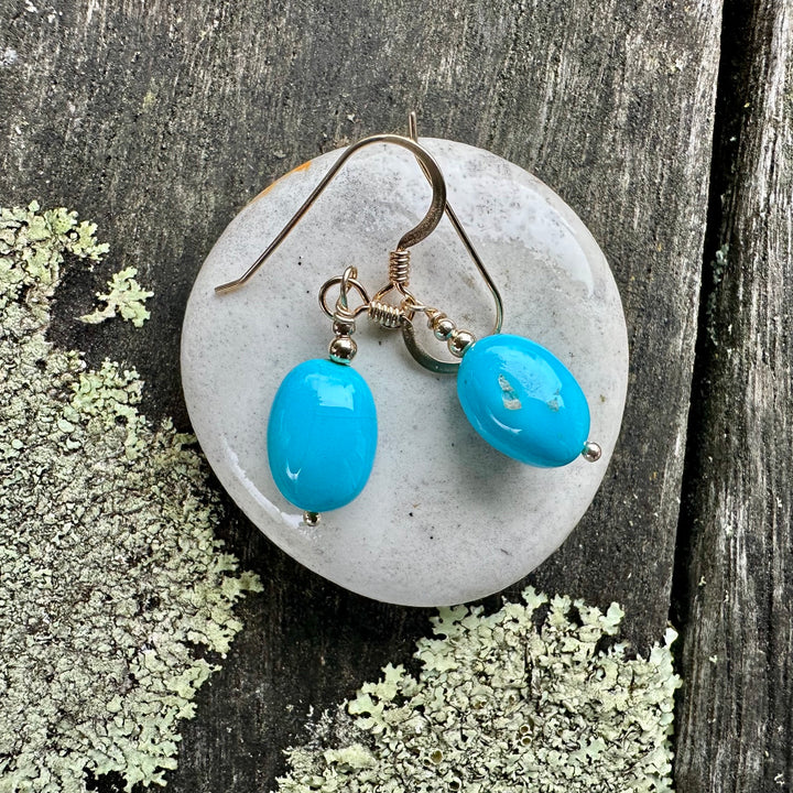 sleeping beauty turquoise earrings