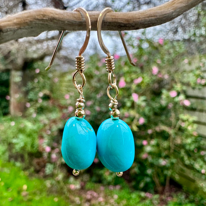 sleeping beauty turquoise earrings