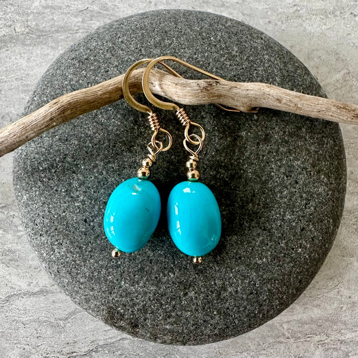 sleeping beauty turquoise earrings