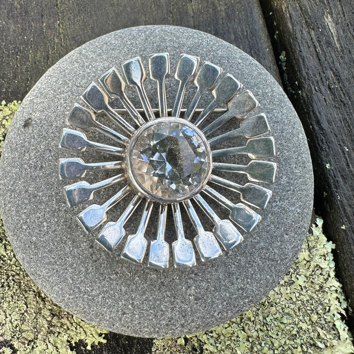 Vintage Scandinavian sterling silver brooch
