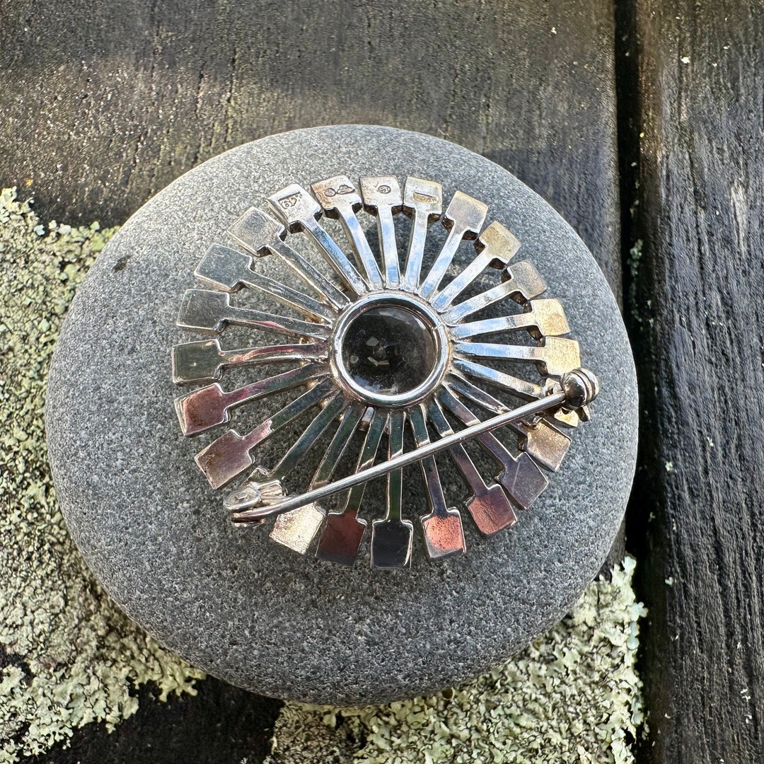 Vintage Scandinavian sterling silver brooch
