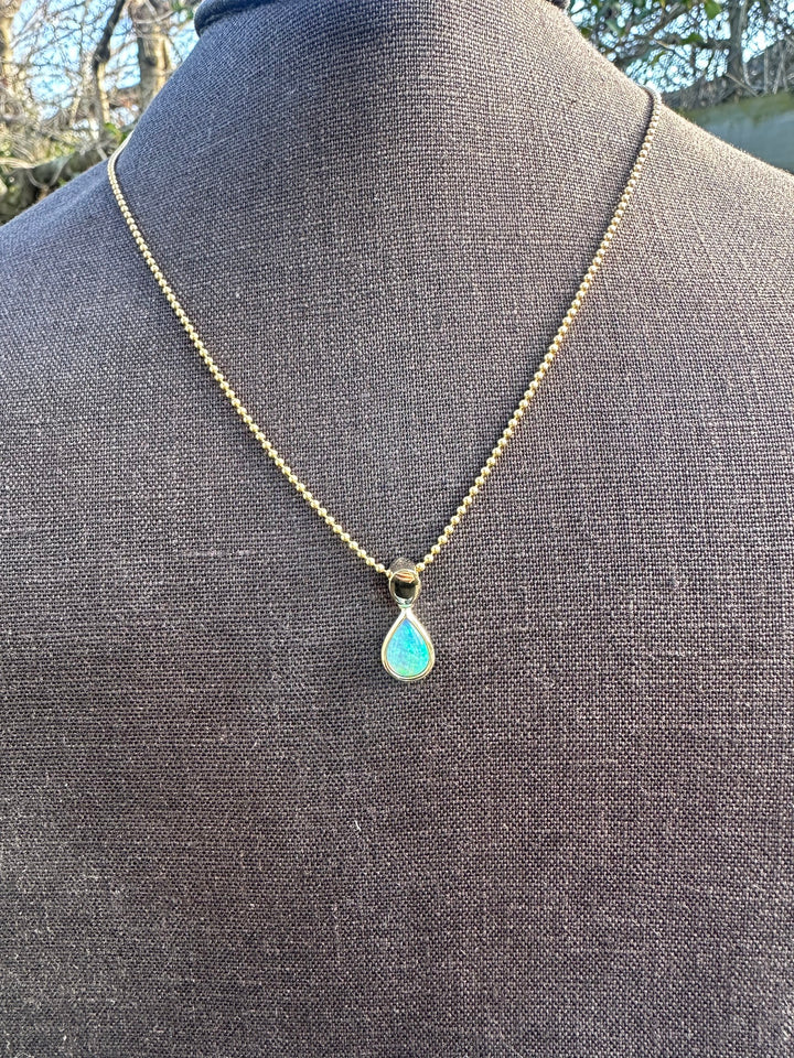 .96ct Opal Australian crystal pendant