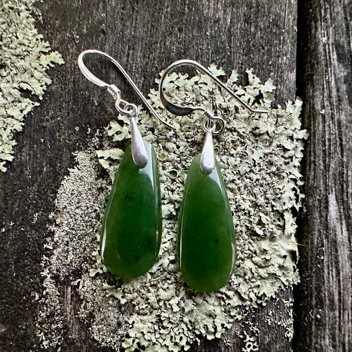 Pepe kawa kawa greenstone matched pair earrings