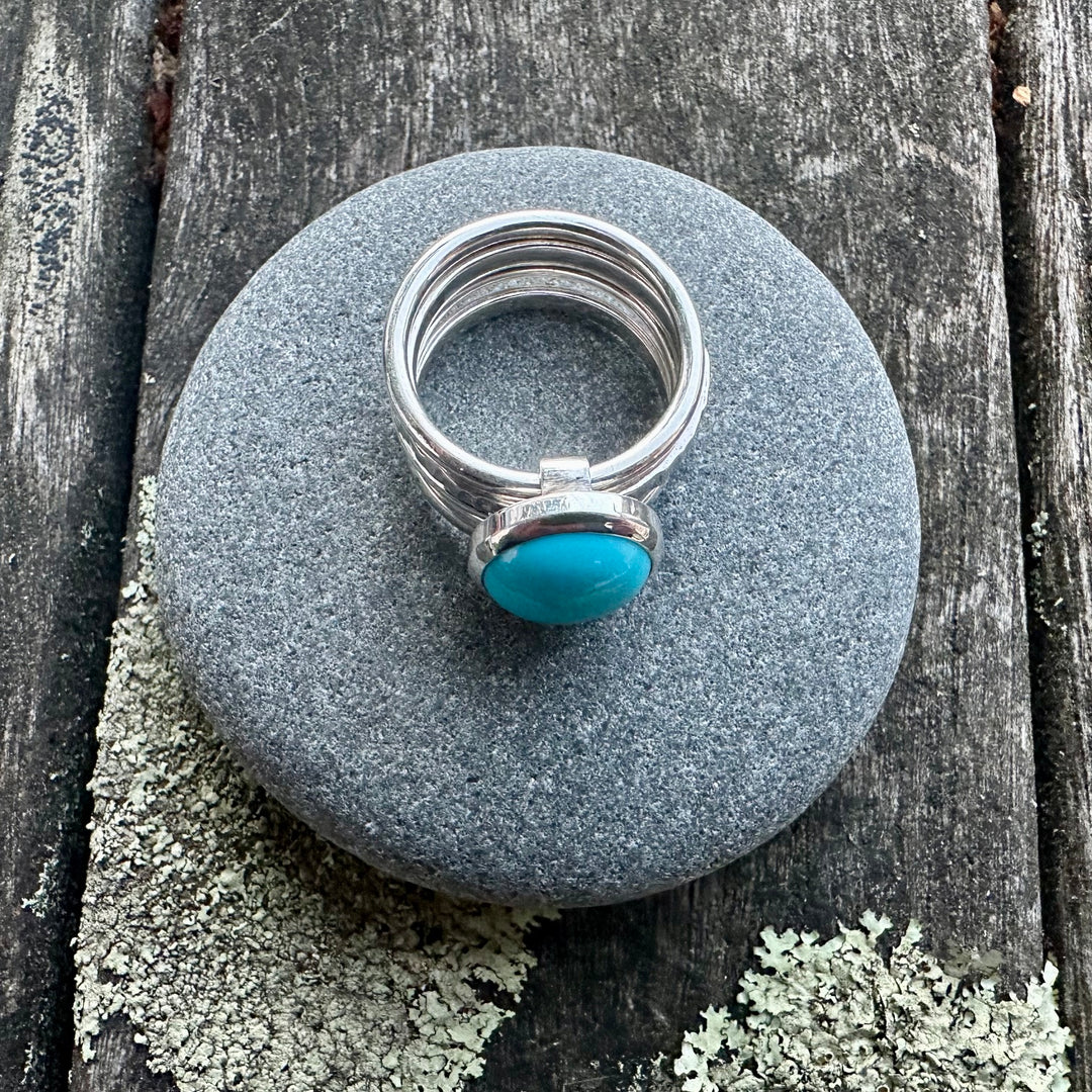 Sleeping beauty turquoise UNITY ring