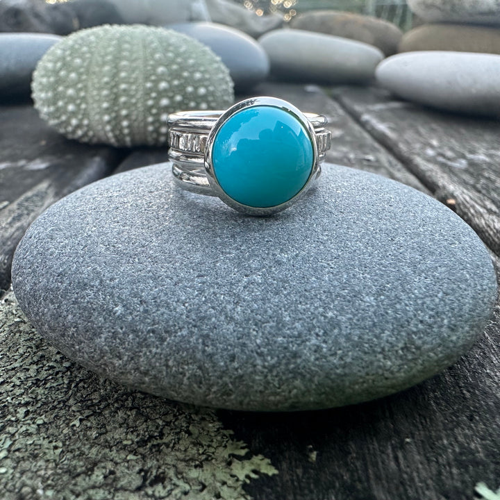 Sleeping beauty turquoise UNITY ring