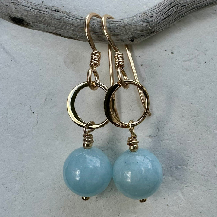 Aquamarine earrings