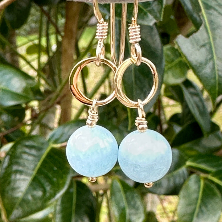 Aquamarine earrings