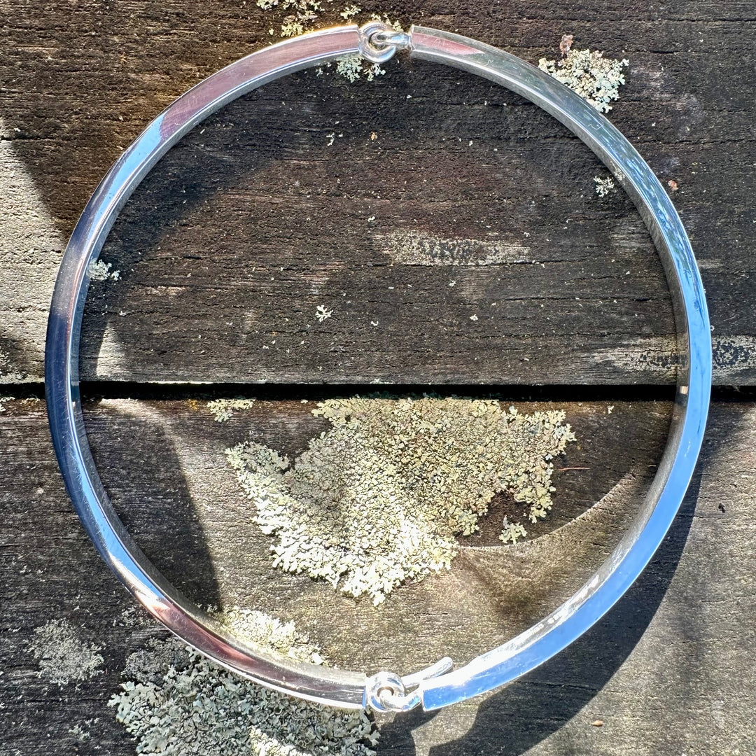 Vintage Modernist sterling silver neck piece