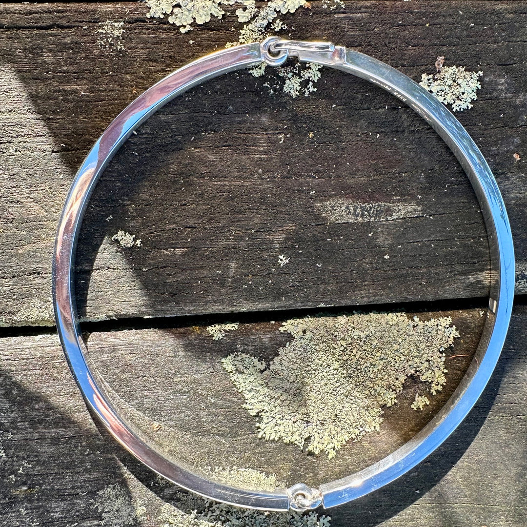 Vintage Modernist sterling silver neck piece
