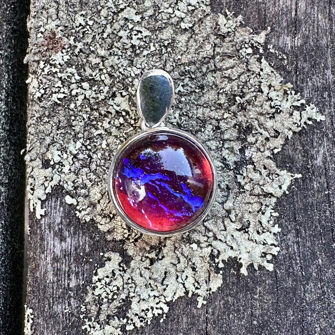 14mm vintage dragons breath pendant