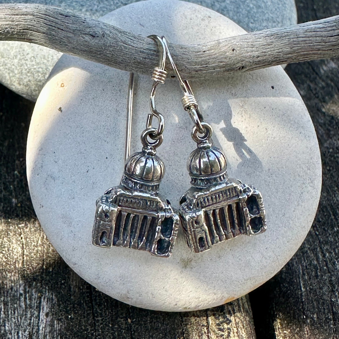 Catholic Basilica earrings in sterling silver
