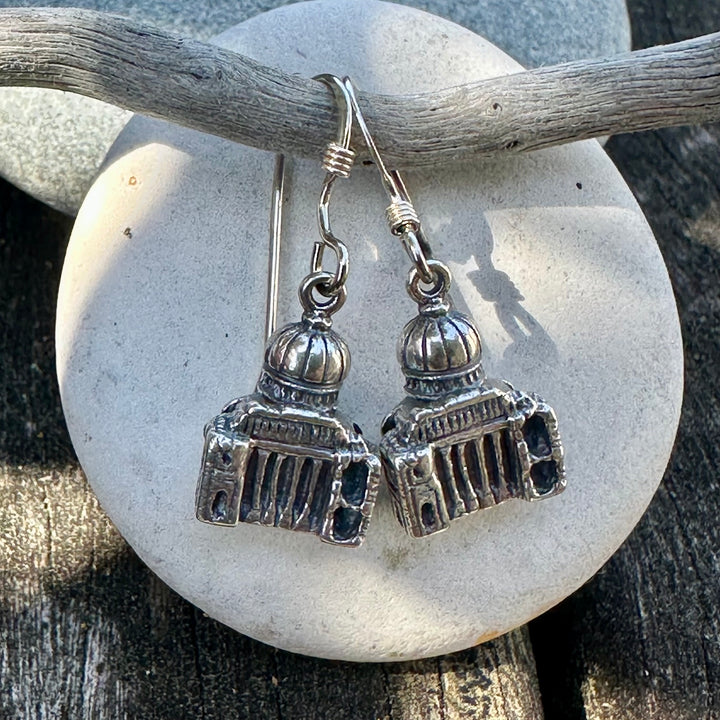 Catholic Basilica earrings in sterling silver