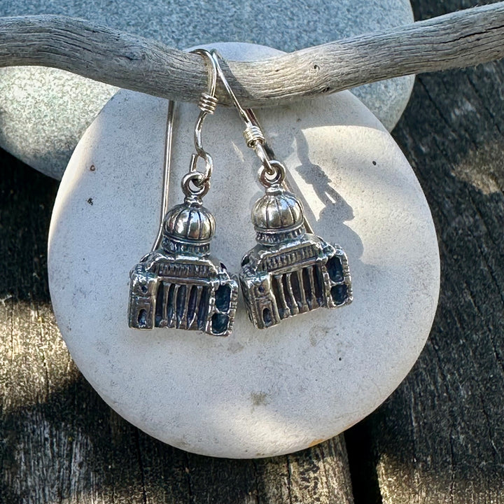 Catholic Basilica earrings in sterling silver