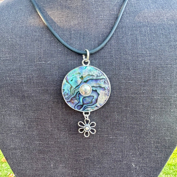 New zealand paua shell necklace