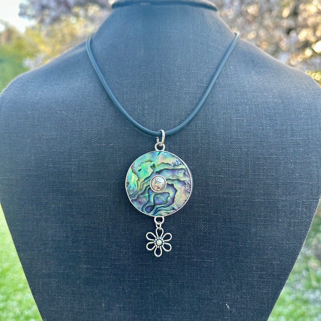 New zealand paua shell necklace