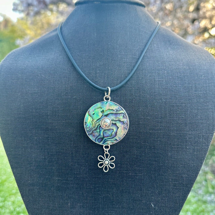 New zealand paua shell necklace