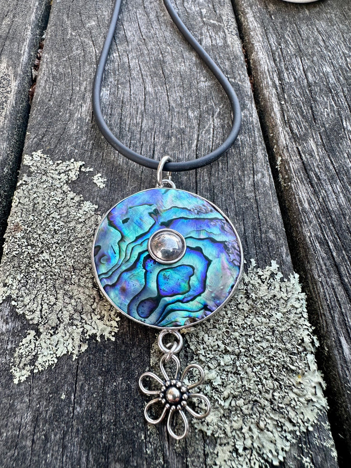 New zealand paua shell necklace