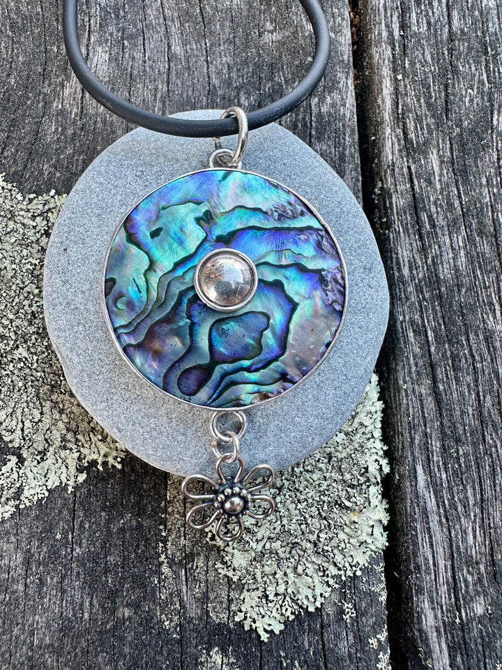 New zealand paua shell necklace
