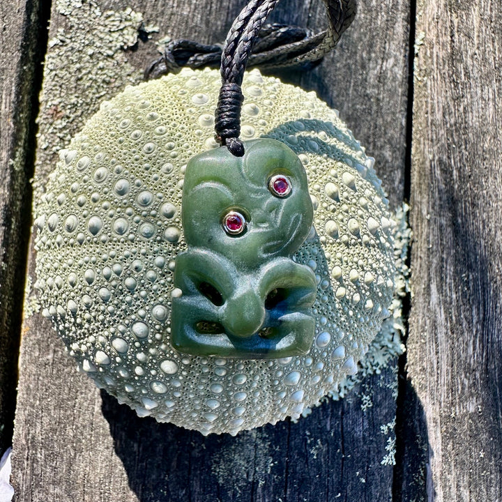 Tiny Tiki, New Zealand Greenstone