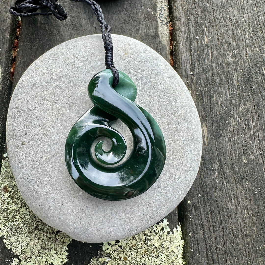 Large Marsden flower rau kumara koru