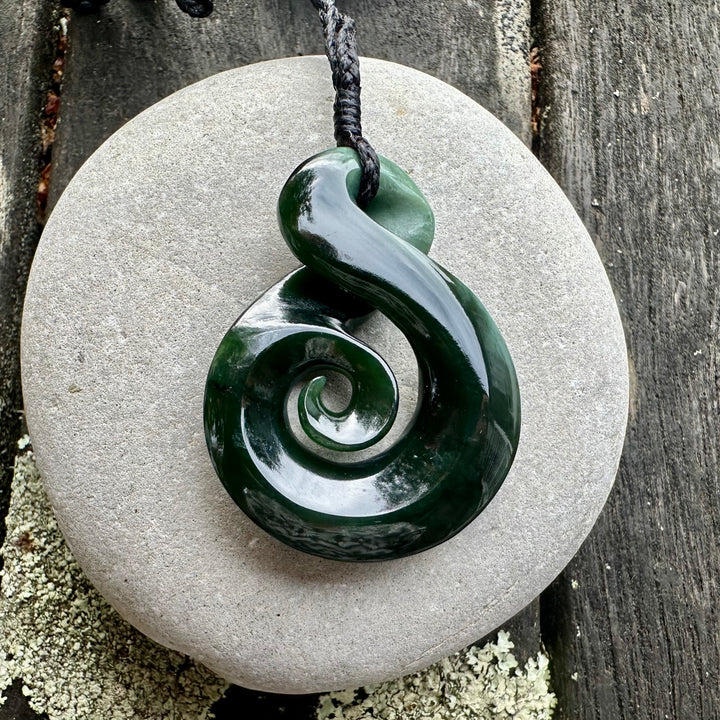 Large Marsden flower rau kumara koru