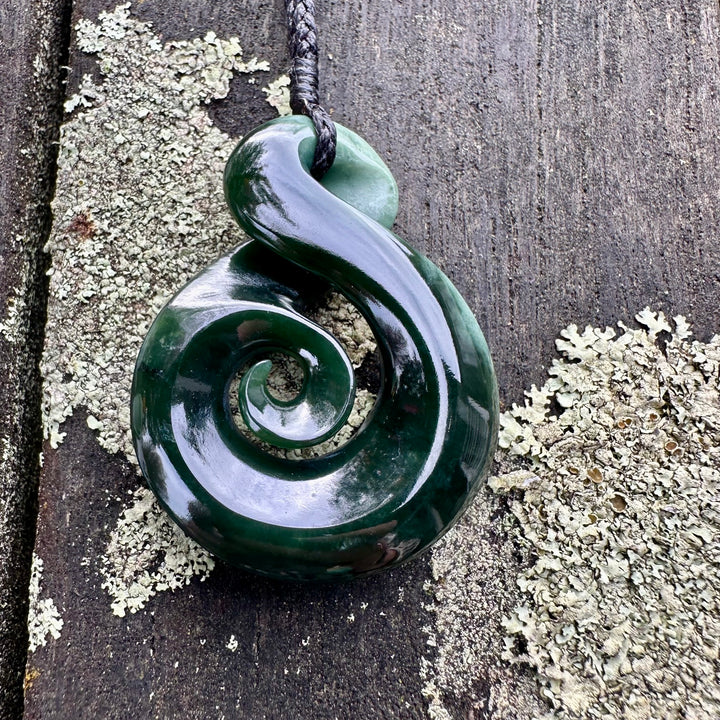 Large Marsden flower rau kumara koru