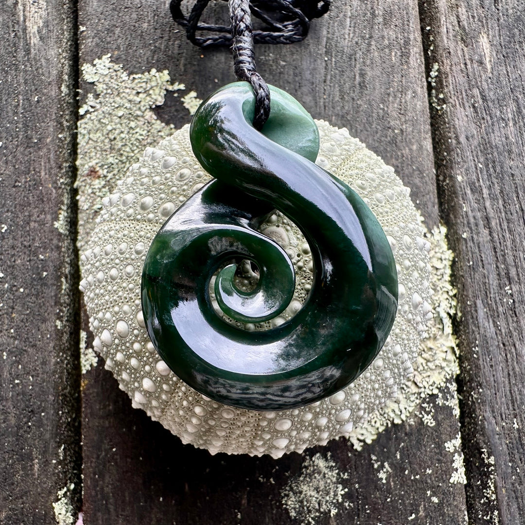 Large Marsden flower rau kumara koru