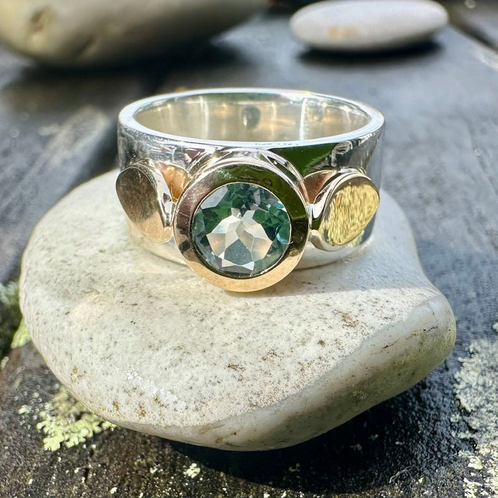 aquamarine Amore ring