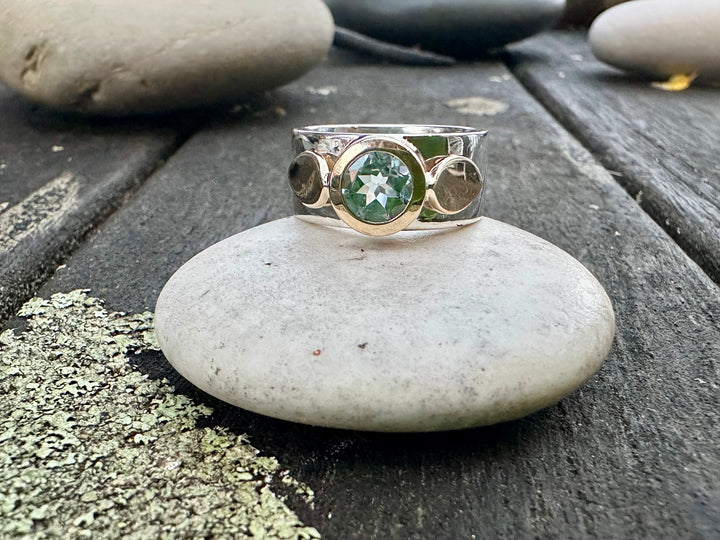 aquamarine Amore ring