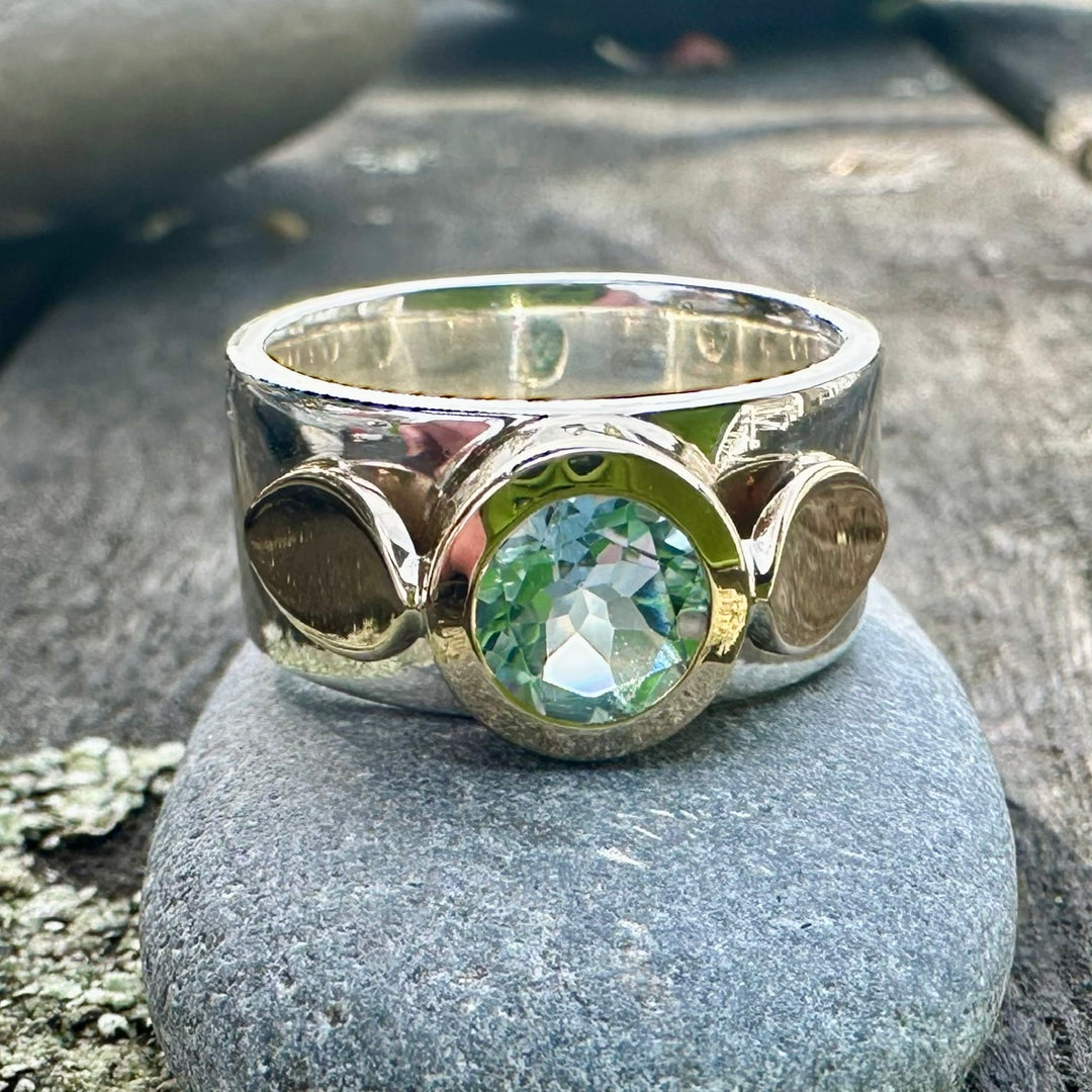 aquamarine Amore ring