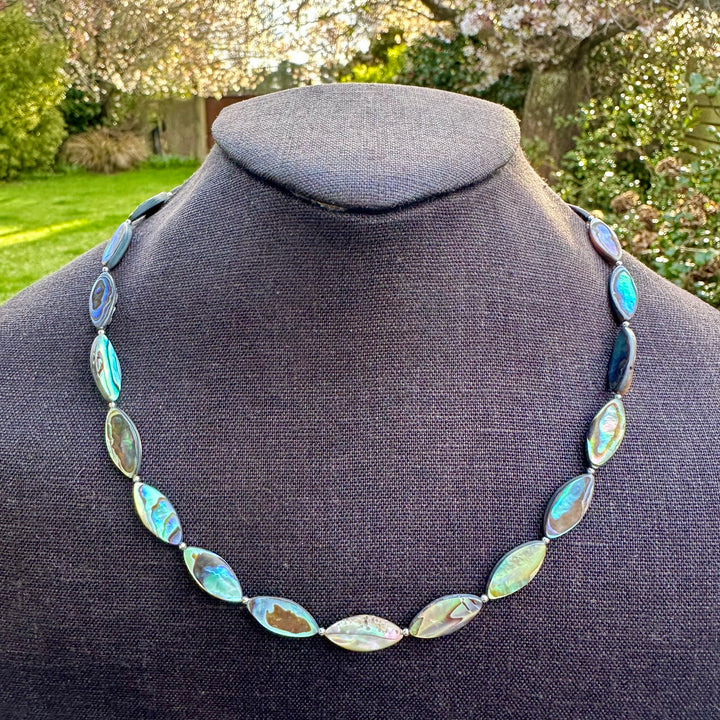 New Zealand paua shell necklace