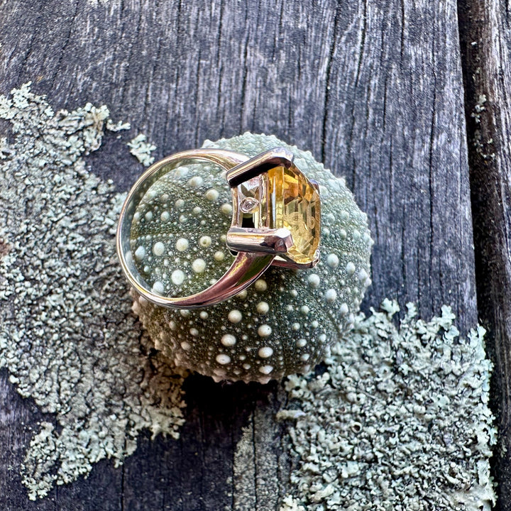 Citrine Ouruhia ring