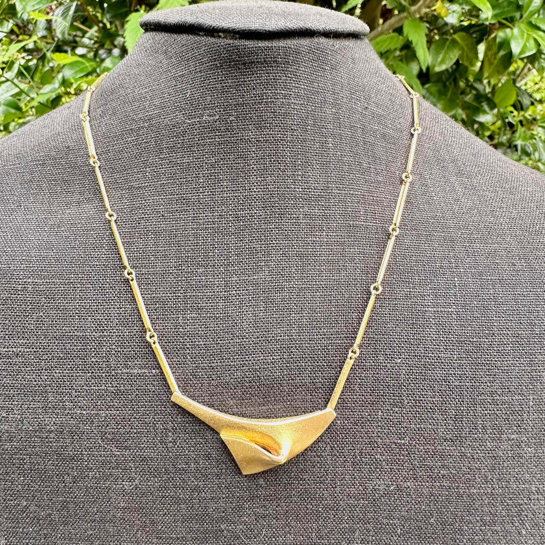 Vintage 14 carat yellow gold Lapponia