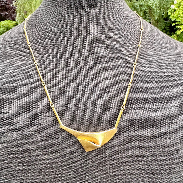Vintage 14 carat yellow gold Lapponia