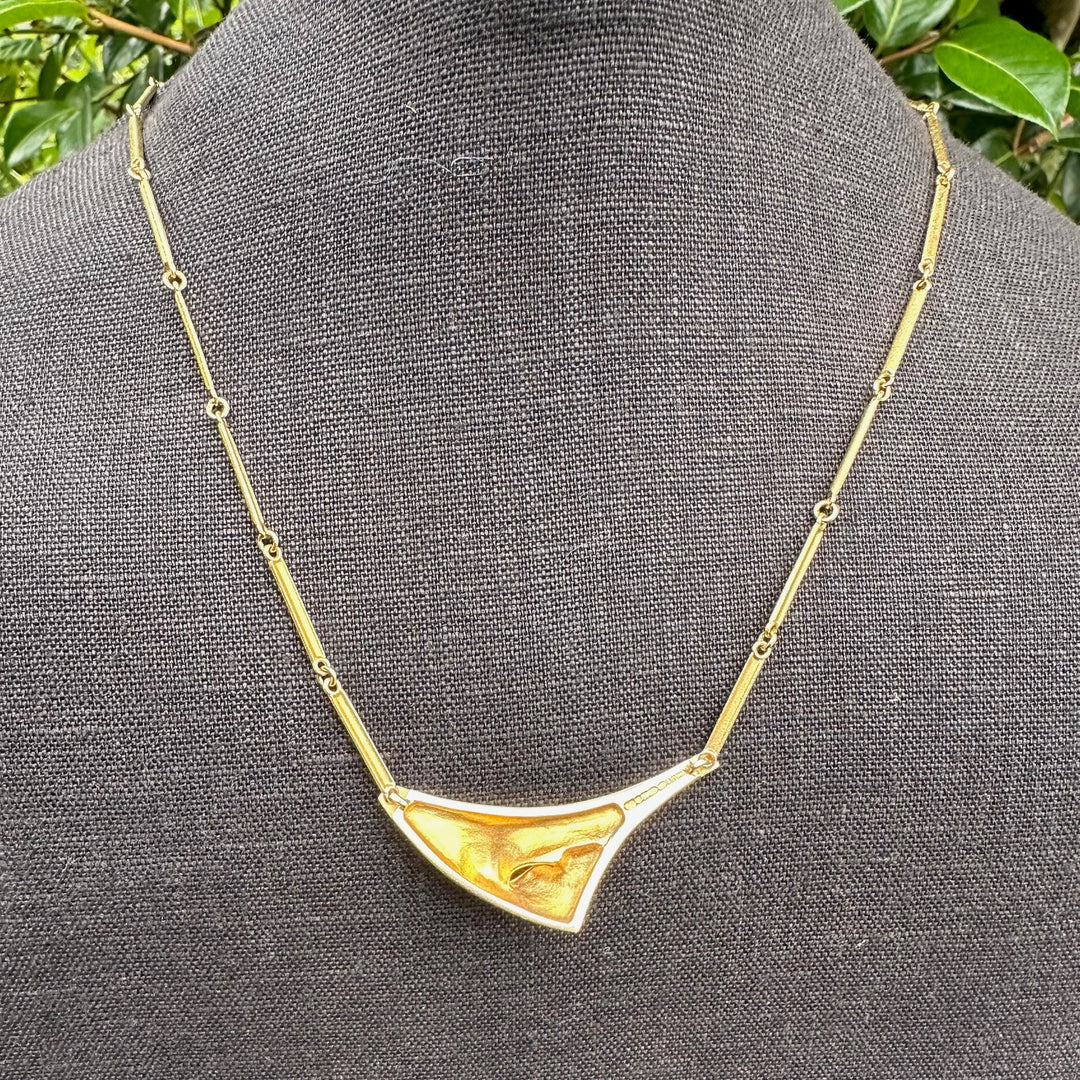 Vintage 14 carat yellow gold Lapponia