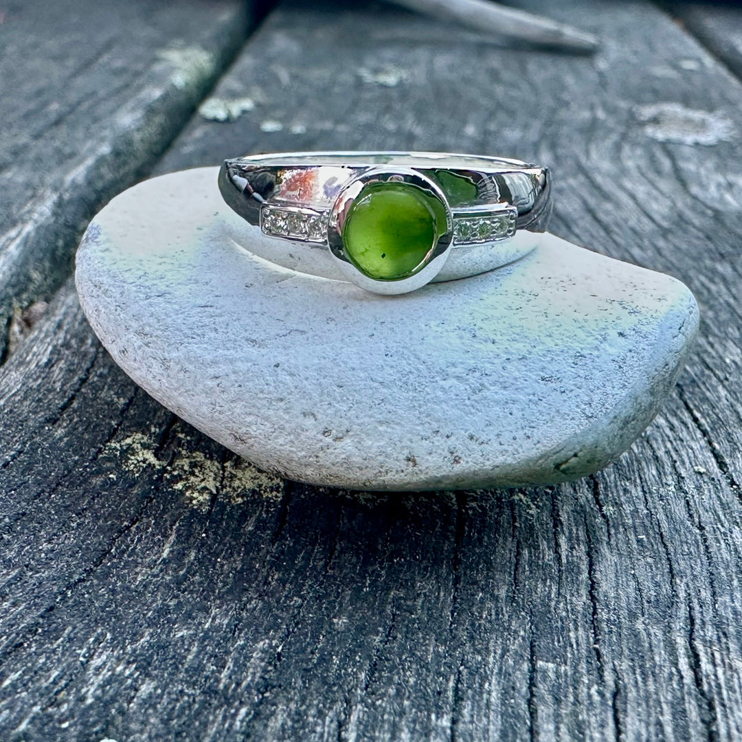 Kereru ring in sterling silver