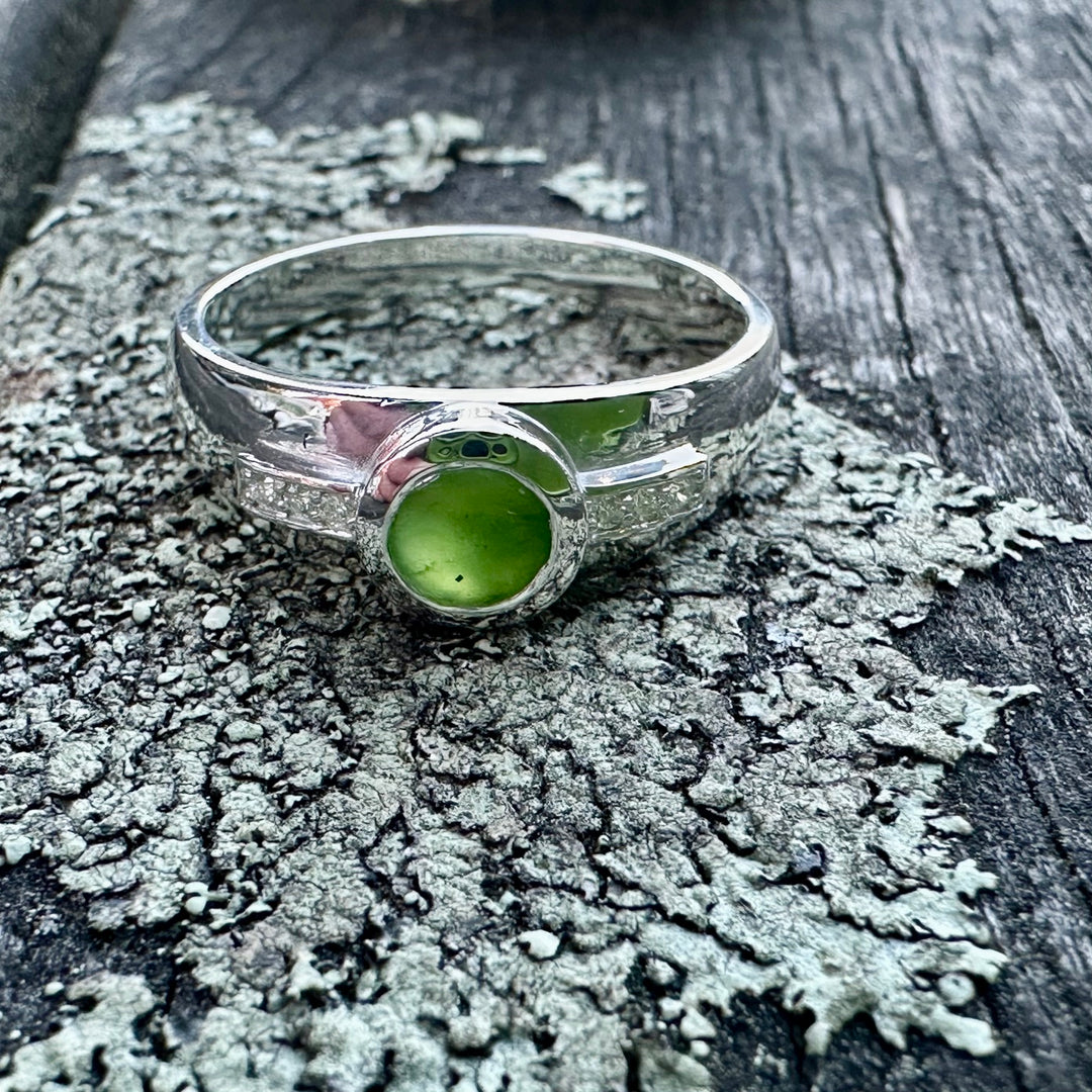 Kereru ring in sterling silver