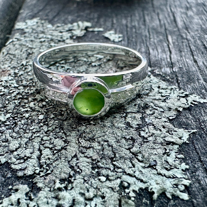 Kereru ring in sterling silver