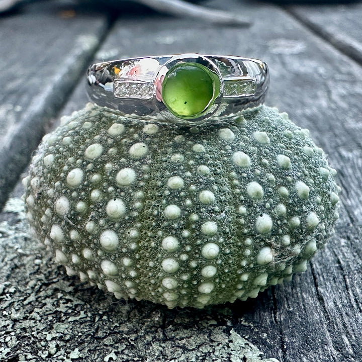Kereru ring in sterling silver