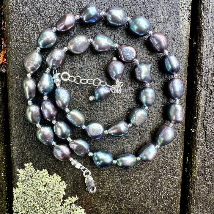 Peacock Freshwater Pearl Necklace